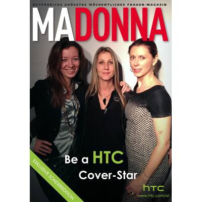 Cover-Model by HTC & MADONNA 