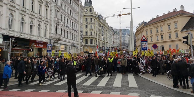 Nächste Demo legt Wiener City lahm