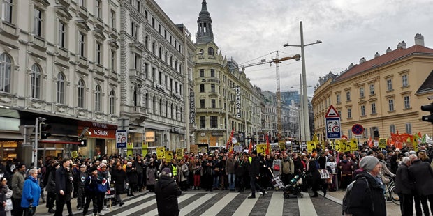 Nächste Demo legt Wiener City lahm