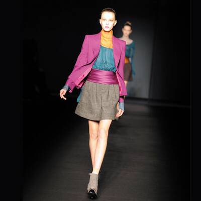 Herbst/Wintermode in Fuchsia