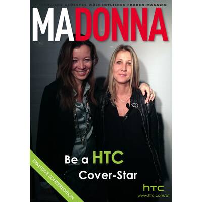 Cover-Model by HTC & MADONNA 
