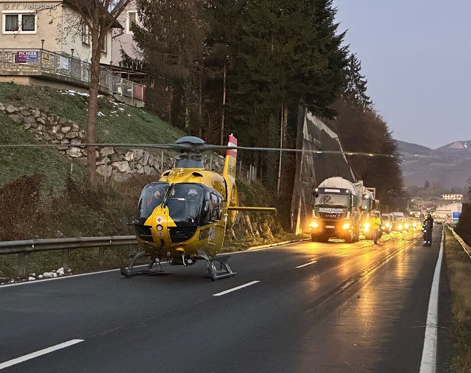 Unfall Voitsberg Lebensgefahr