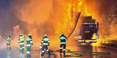 Feuer Sattelschlepper Voitsberg