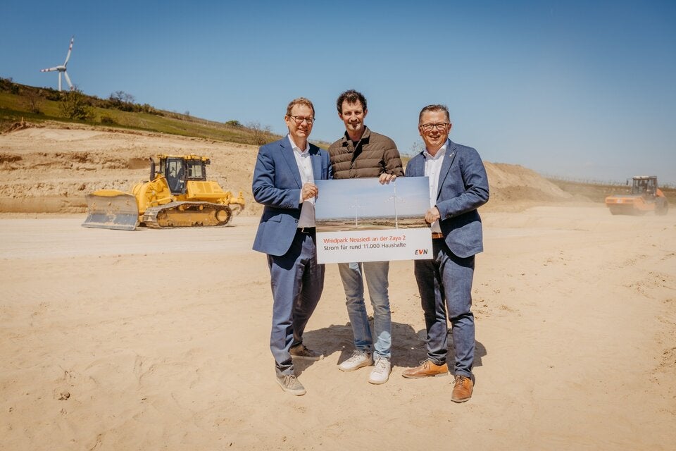 EVN errichtet zwei Windkraft-Giganten