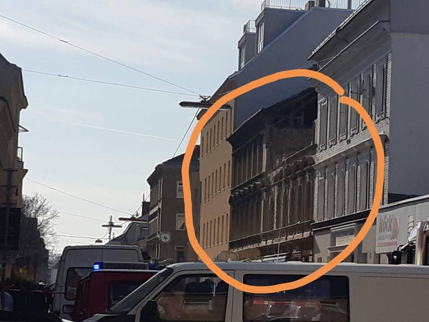 Haus in Wien eingestürzt – Arbeiter verschüttet