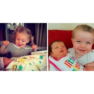 Wenn Kids ihre Geschwister zum ersten Mal sehen