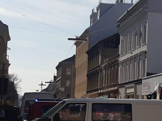 Haus in Wien eingestürzt – Arbeiter verschüttet