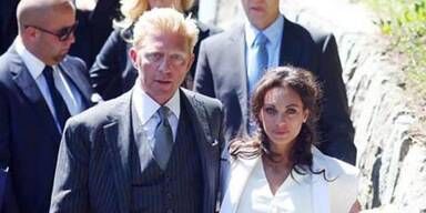 Boris & Lilly Becker bei ihrer Hochzeit in St. Moritz