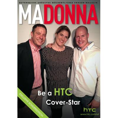 Cover-Model by HTC & MADONNA 