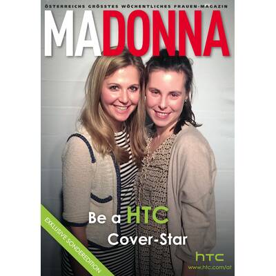 Cover-Model by HTC & MADONNA 