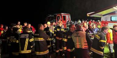 Nach Unfall Fahrer vermisst Große Suchaktion