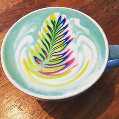 Farbenfrohe Kunstwerke