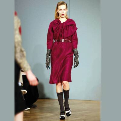 Herbst/Wintermode in Fuchsia