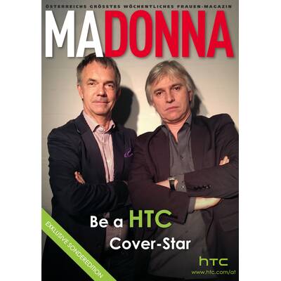 Cover-Model by HTC & MADONNA 