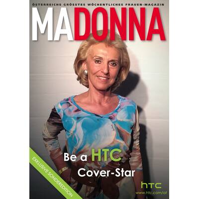 Cover-Model by HTC & MADONNA 