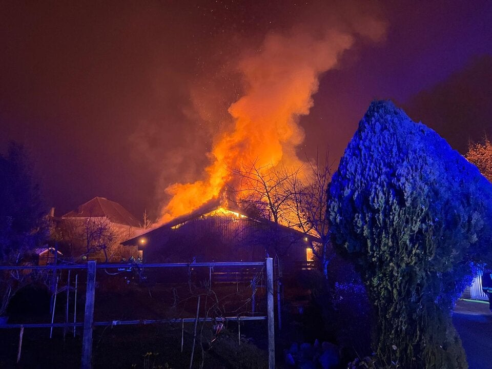 Brand Lagerhalle Amstetten
