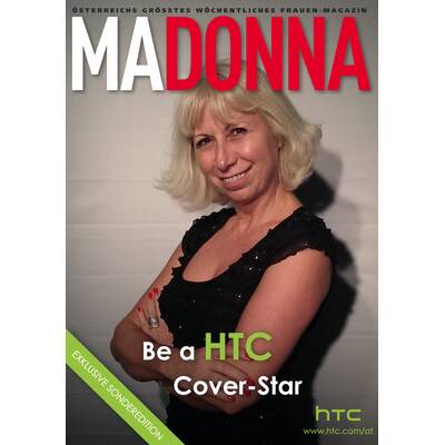 Cover-Model by HTC & MADONNA 
