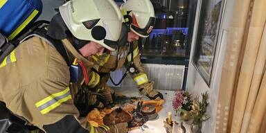 Adventkranz Brand in Altersheim Bischofshofen