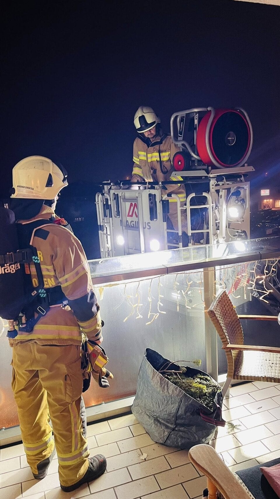 Adventkranz Brand in Altersheim Bischofshofen