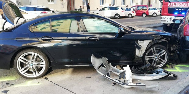 Massen-Karambolage mitten in Wien