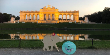 Der Thai-Smiley-fant in Sch&ouml;nbrunn