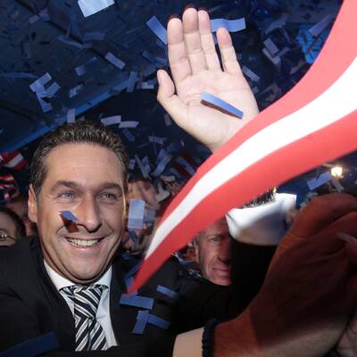 Jubel bei den Strache-Fans