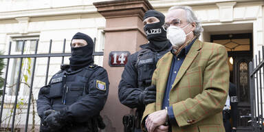 Razzia gegen Reichsb&uuml;rger-Szene - Frankfurt