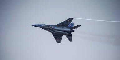 MiG-29-Kampfjet der polnischen Luftwaffe