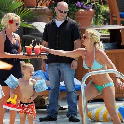 Britney Spears badet mit ihren Kids