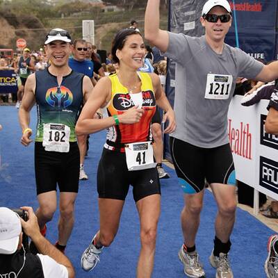 Teri Hatchter bewältigte Triathlon