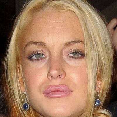 Lindsay Lohan - tiefe Falten mit 23!