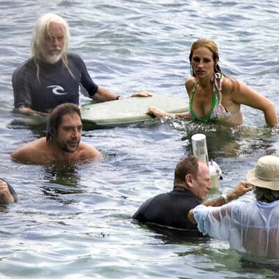 Julia Roberts planscht mit Javier Bardem