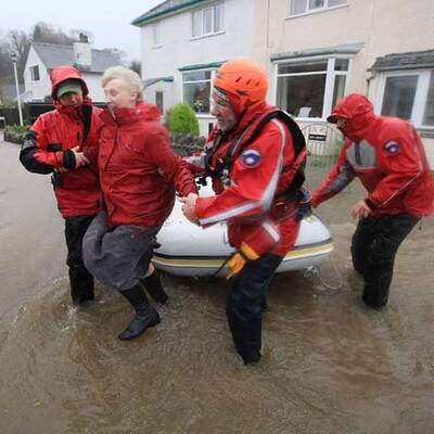 Überschwemmungen in Großbritannien