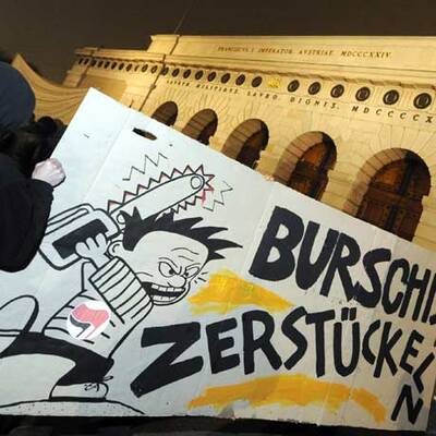 Antifaschismus-Demo in Wien