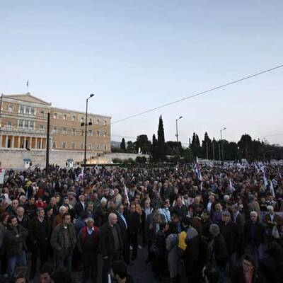 Griechen proben Aufstand