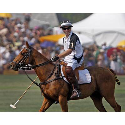 Polo-Turnier: Prinz Harry fiel vom Pferd