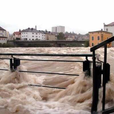 Hochwasser in Ransing bei Mariazell