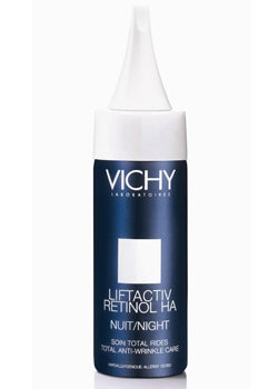 5 Liftactiv Retinol HA Nachtpflege, 31,90 Euro. Alles von Vichy.
