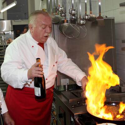 Bürgermeister Michael Häupl kocht