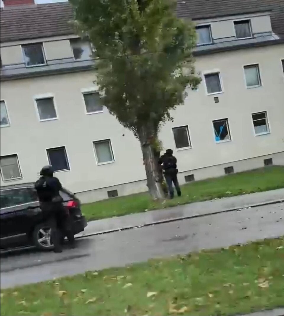 Mädchen  in  Gemeindebau bedroht