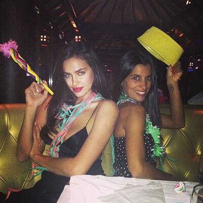 So feierten die Stars ins Jahr 2014