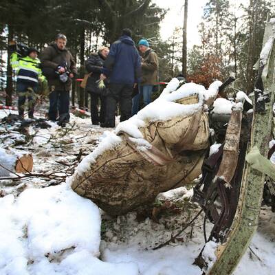 Drei Tote bei Absturz von Kleinflugzeug