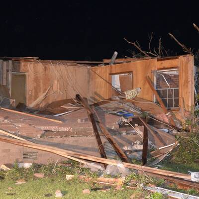 Spur der Verwüstung