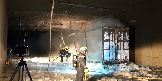 Nach Feuer-Inferno: Tunnel auf S1 bleibt sechs Wochen gesperrt