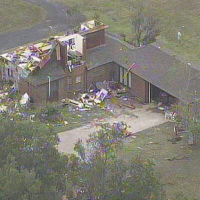 Verwüstung durch Tornados in Texas