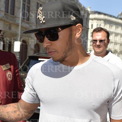 Lewis Hamilton in Wien