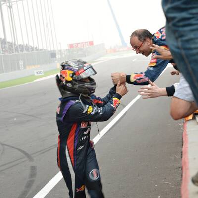 Vettel feiert seinen 4. Formel-1-Titel