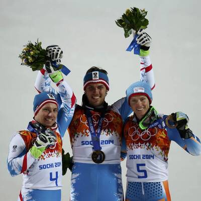 So feierten Mario Matt und Marcel Hirscher