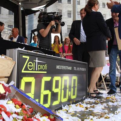 Obstsalat-Weltrekord in Wien
