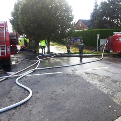 Unwetter-Großeinsatz im Bezirk Jennersdorf